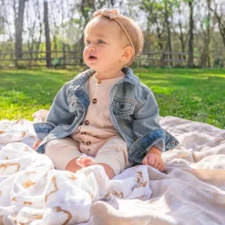 organic cotton muslin swaddle blanket 4 pack