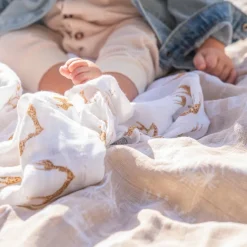 organic cotton muslin swaddle blanket 4 pack