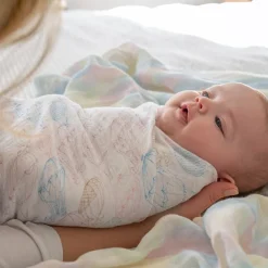organic cotton muslin swaddle blanket 4 pack