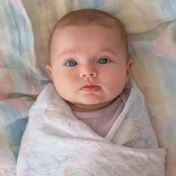 organic cotton muslin swaddle blanket 4 pack