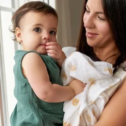 organic cotton muslin swaddle blanket 4 pack
