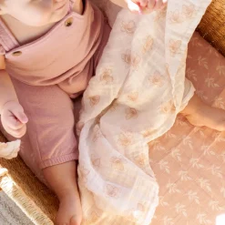 organic cotton muslin swaddle blanket 4 pack