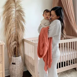 organic cotton muslin swaddle blanket 4 pack
