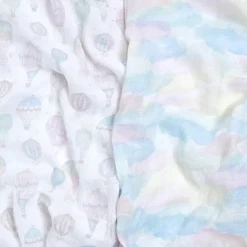 organic cotton muslin swaddle blanket 2 pack