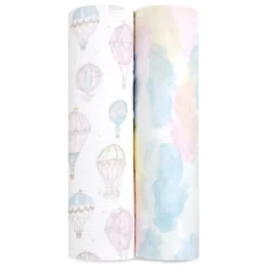organic cotton muslin swaddle blanket 2 pack