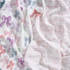 organic cotton muslin swaddle blanket 2 pack