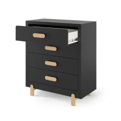 Park Heights 4-Drawer Chest Caviar Black