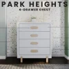 Park Heights 4-Drawer Chest Matte White