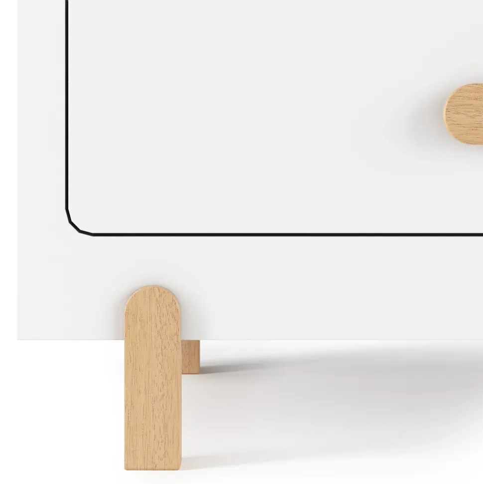 Park Heights 4-Drawer Chest Matte White