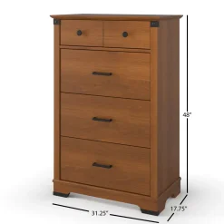 Redmond 4 Drawer Chest, Coach Cherry