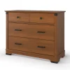 Redmond 3 Drawer Dresser, Coach Cherry