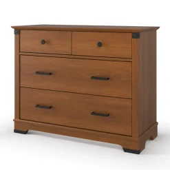 Redmond 3 Drawer Dresser, Coach Cherry