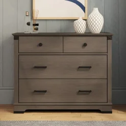 Redmond 3 Drawer Dresser, Dapper Gray