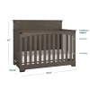 Redmond Full Panel 4-in-1 Convertible Crib, Dapper Gray