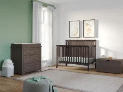 Scout 4-in-1 Convertible Crib, Dapper Gray