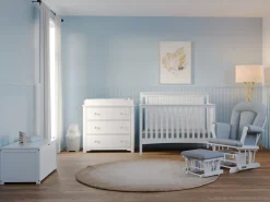 Scout 4-in-1 Convertible Crib, Matte White