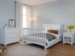 Scout 4-in-1 Convertible Crib, Matte White