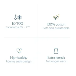 SleepSack Cotton Wearable Blanket Bundle