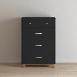 Soho 4 Drawer Chest, Ebony