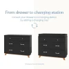 Soho 3-Drawer Dresser, Ebony