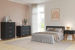 Soho 4-in-1 Convertible Crib, Ebony