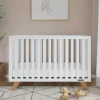 Soho 4-in-1 Convertible Crib, White/Natural