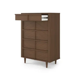 Surrey Hill 5 Drawer Chest, Toasted Chestnut