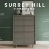 Surrey Hill 5 Drawer Chest, Lunar Gray