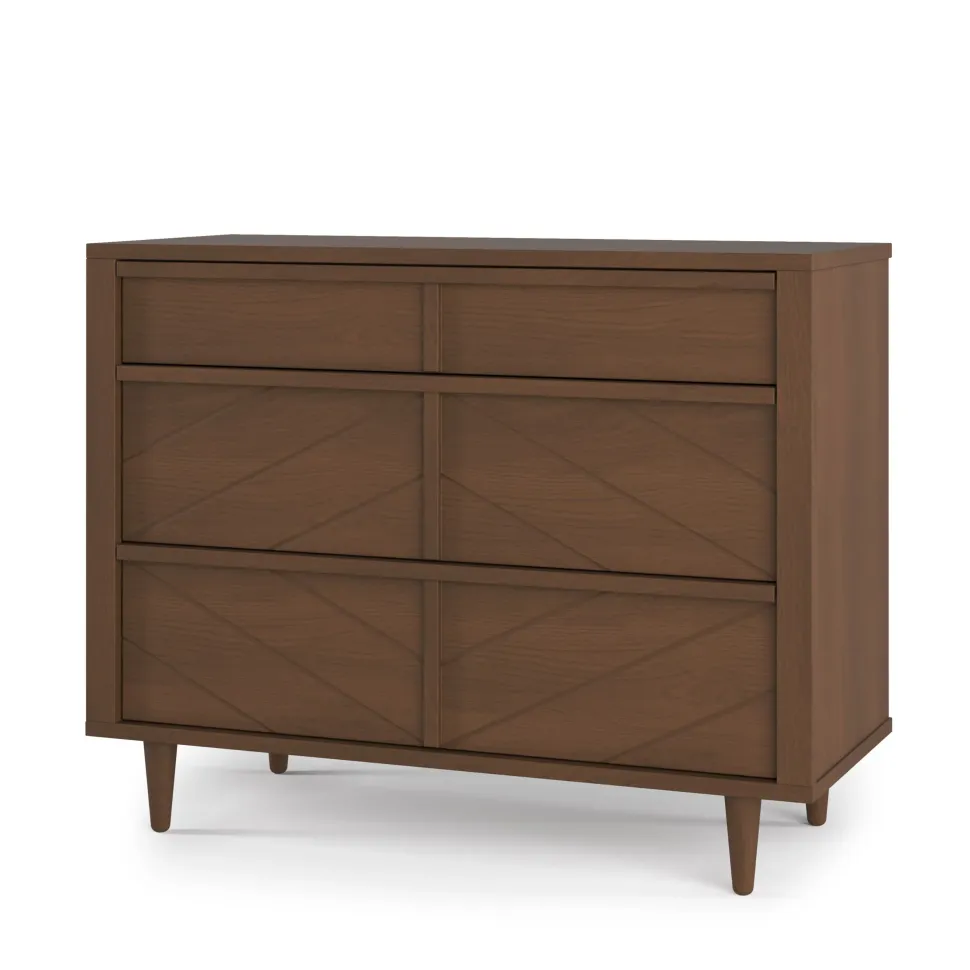 Surrey Hill 3 Drawer Dresser, Toasted Chestnut