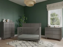 Surrey Hill 4-in-1 Convertible Crib, Lunar Gray