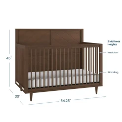 Surrey Hill 4-in-1 Convertible Crib, Toasted Chestnut