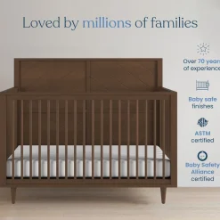 Surrey Hill 4-in-1 Convertible Crib, Toasted Chestnut