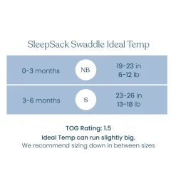 Swaddle Ideal Temp TOG 1.5