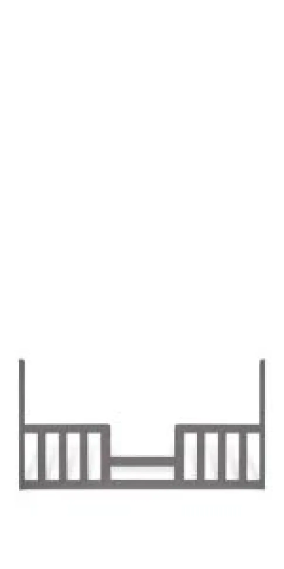 Toddler Guard Rail Cool Grey