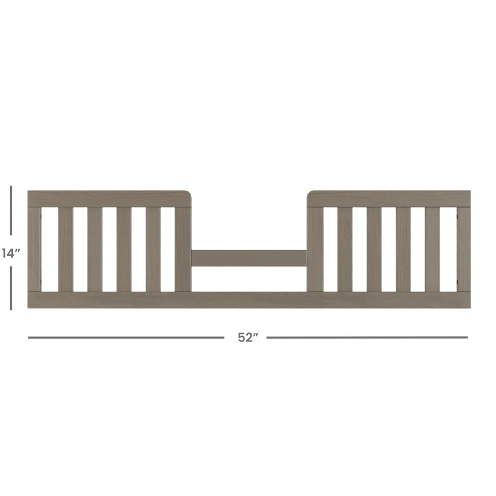 Toddler Guard Rail Crescent Grey