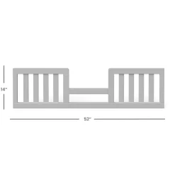 Toddler Guard Rail Gentle Gray