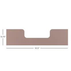 Toddler Guard Rail, Rose/Graphite