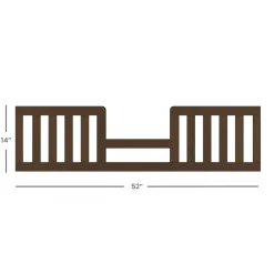 Toddler Guard Rail, Toasted Chestnut