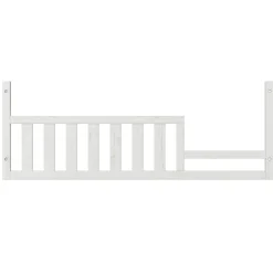 Toddler Guard Rail, White/Brown