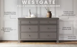 Westgate Double Dresser, Chelsea Gray