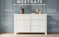 Westgate Double Dresser, Vintage Linen