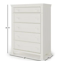 Westgate 5-Drawer Chest, Vintage Linen