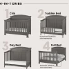 Westgate 4-in-1 Convertible Crib, Chelsea Grey