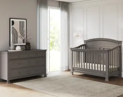Westgate 4-in-1 Convertible Crib, Chelsea Grey