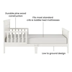 Woodland Toddler Bed, Brushed Cotton