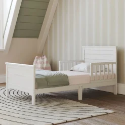 Woodland Toddler Bed, Brushed Cotton
