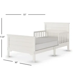 Woodland Toddler Bed, Brushed Cotton