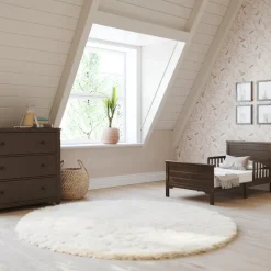 Woodland Toddler Bed, Brushed Truffle