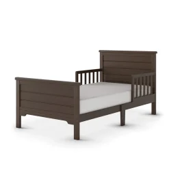 Woodland Toddler Bed, Brushed Truffle