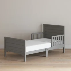 Woodland Toddler Bed, Brushed Pebble